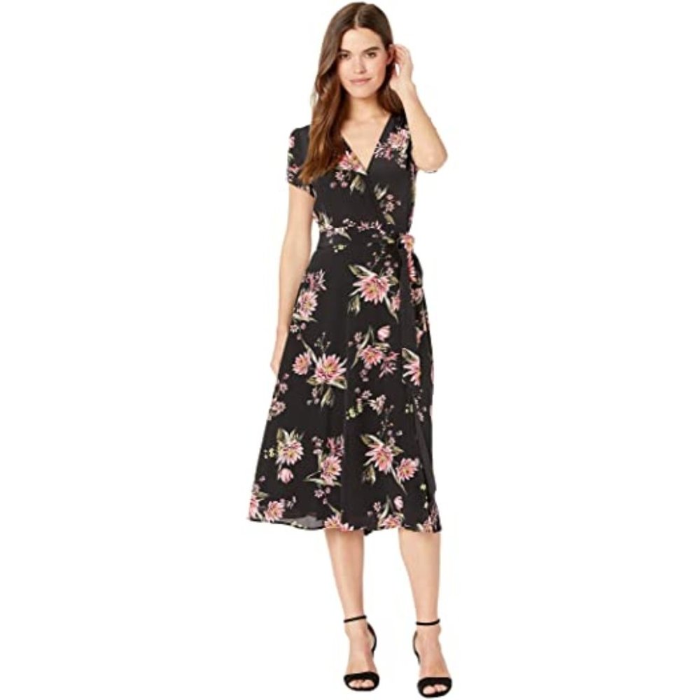 Yumi Kim Blue Floral Wrap Dress